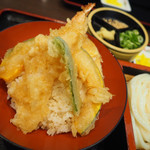 さぬき麺業 - 天丼セット 850の天丼