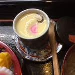 Kasuga zushi - 茶碗蒸しも相変わらず旨いです。