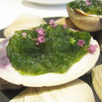 プレヴナンス - ホンビノズ貝アオサゼリー