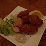ジロラモ - 広島産カキのパン粉フライアンチョビマヨソース二人前