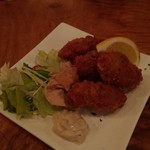 広島産カキのパン粉フライアンチョビマヨソース二人前