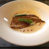 鉄板焼　恵比寿 - 鯛の豆乳仕立て