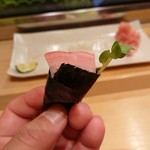 大天寿司 - 〆の漬物巻き