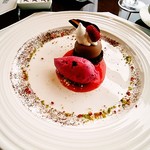 リストランテ フォレスタ・ヴェルデ - チョコムースとミックスベリーのジェラート