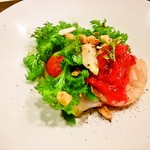 2Plats - 野付産天然4年ホタテ　いろいろな野菜のサラダ