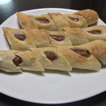 粉とクリーム - 食べやすい長さでカット