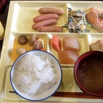 萩姫の湯栄楽館 - 朝食バイキング