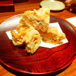 島之内 一陽 - 百合根と桜エビのかき揚