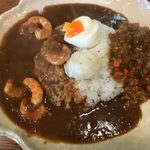 Curry&coffee TIME - 「エビ＆ドライカレー」880円