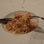 Chef's Table at Brooklyn Fare - 白トリュフの下にはホタテ