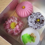 嘯月 - 上生菓子４種￥１，５２０ H23.10