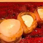 Hakata Yakitori Yasaimaki Motsunabe Katsugiya - うずらベーコン