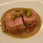 SALONE TOKYO - 4品目　豚フィレとマグロのカラスミ