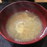 鮨松榮 - せこ蟹の味噌汁