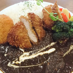 アプランティ - カツカレー2（ヒレカツ）1130円税込