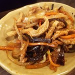 金町製麺 - 豚肉と野菜の牡蠣油炒め