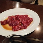 Yakiniku Resutoran Souru - ハラミ850円ちょっと食べかけ