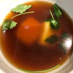 つけ麺一燈 - 1/2 蟹白湯そば