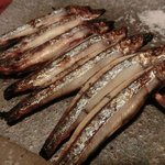 ジビエ料理 あまからくまから - 「きびなご　炭火炙り」