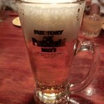 ジビエ料理 あまからくまから - ビールは「プレミアムモルツ」