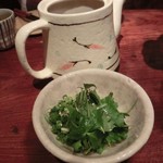 ジビエ料理 あまからくまから - 鍋あとは鍋つゆを追加して、沖縄そば（コシがあって絶品！）か稲庭うどん・雑炊♪