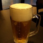 雷神麺屋 - 生ビール（400円）