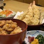 Ginza Tenichi - 小海老の天丼と海老天