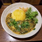 SPICY CURRY 魯珈 - ひじきと豆のお雑煮カレー～南インドのかほり～