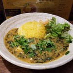 SPICY CURRY 魯珈 - ひじきと豆のお雑煮カレー～南インドのかほり～