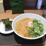 Uesuto Udon - いつものかけうどん、細麺、おにぎり！
                        380円！