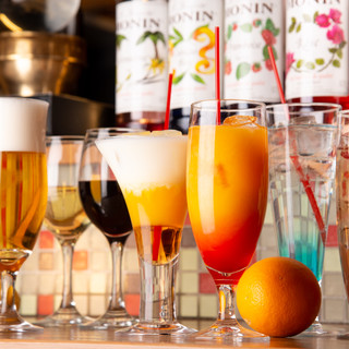 All-you-can-drink 80 types! Includes 6 types of non-alcoholic cocktails!