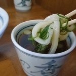 釜あげうどん 長田 in 香の香 - お出汁と共に