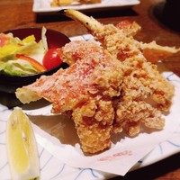 かに道楽 銀座八丁目店 - たらば蟹の唐揚げ