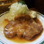 かつれつ四谷たけだ - もち豚ポークジンジャー定食(1,320円)　