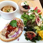 上野の森PARK SIDE CAFE - 人気の15種類野菜の森のガーテンプレート
