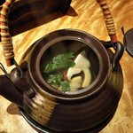 玉之湯 - 初日：松茸土瓶蒸し