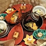 玉之湯 - 初日：信濃旬彩盛りと蒸し物２人前