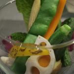 あもん ヨコ - 有機野菜バーニャカウダ　ズームアップ