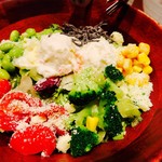 ステーキハウス松木 - チョップドサラダ