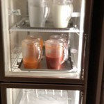 ANAラウンジ - トマトジュース飲み放題