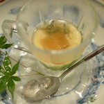 汀邸　遠音近音　Ochi Kochi - 箸休め（おくら摺り流し とろろ芋 順菜 冷製生雲丹）