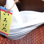 汀邸　遠音近音　Ochi Kochi - ナプキンは船の形（いろは丸）に折られています。