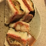 たま木亭 - 梅しそチキンカツサンド