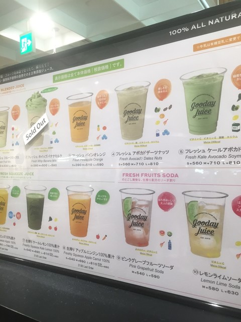 100 生ジュース By バオバブ グッデイ ジュース Food Time Isetan Yokohama店 Gooday Juice 横浜 ジュースバー 食べログ 100 生ジュース By バオバブ グッデイ ジュース Food Time Isetan Yokohama店 Gooday Juice 横浜 ジュースバー 食べログ
