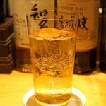 BAR 酒仙堂 - Glen Dronach aged 12 years のダブルのハイボール　２杯目