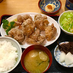 雛どり - 鶏唐揚げ定食900円