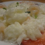 餃子王 - 卵白の海老料理