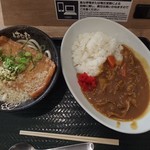 はなまるうどん - カレーセット：初売りにて