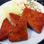 三河屋食堂 - ハムカツ