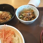 すき家 - まぜのっけごはん朝食。この店舗はカード不可でした。